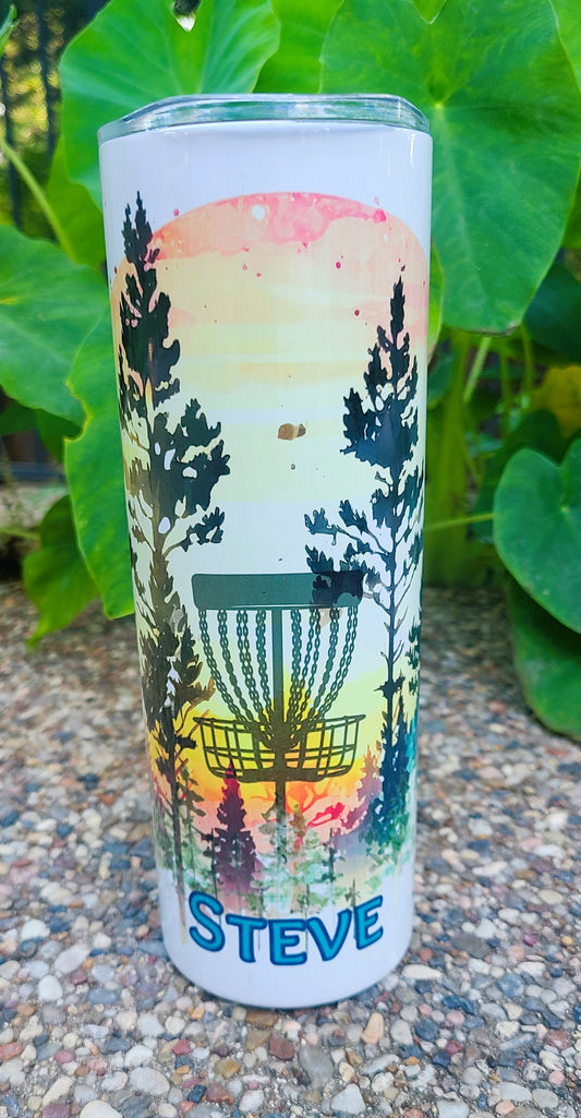 Disc Golf (can be personalized) - 20 oz. Tumbler